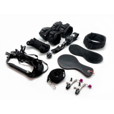 Fury - Bondagesett med 10 deler - Sort 