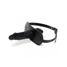 Rimba - Lærgag med Latexdildo