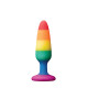 Dream toys - COLOURFUL LOVE - Buttplug regnbue - Small