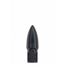Royal Gems - Glitter - Oppladbar Bulletvibrator - Sort