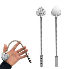 BQS - Metall Ridepisk med Hjerte BQS - Metall Ridepisk med Hjerte