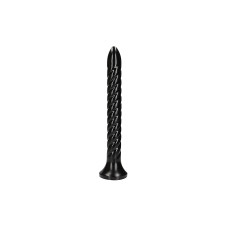 Ouch! Swirled Anal Snake - Dybdetrener Dildo - 30 cm - Sort