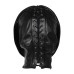 OUCH! - Xtreme - Zip-Up Bondage Maske - Sort