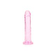Realrock – Crystal Clear – Enkel Realistisk Dildo – Rosa - 14.5 cm
