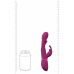 VIVE - Mika - Trippel Rabbitvibrator Med Heftig Tunge - Rosa