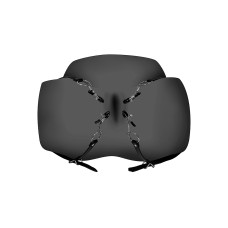 OUCH! - Xtreme - Kjønnsleppespreder Med Klyper - Sort