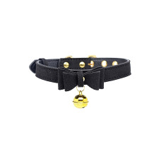 Master Series - Kitty collar med bjelle - svart