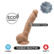 Silexd - Silikon Dildo med Pung - Model 1 - 7" - Lys Hudfarge Silexd - Silikon Dildo med Pung - Model 1 - 7" - Lys Hudfarge