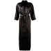 Cottelli - Klassisk Sort Kimono - Lang 