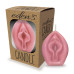 Eden’s Candle - Vaniljeduft lys - Vaginaformet - Rosa