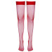 Cottelli Legwear - Nettingstrømper Hold-up - Rød