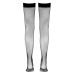 Cottelli Legwear - Nettingstrømper Hold-up - Sort