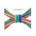 Ouch! Bondagetau - 10 meter - 6mm - Multicolor 2 Sterke farger