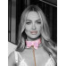 Ouch! Paris - Collar og lenke - Rosa Ouch! Paris - Collar og lenke - Rosa