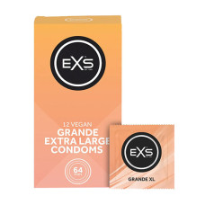 EXS - Grande Kondom Størrelse 64 - 12 stk EXS - Grande Kondom Størrelse 64 - 12 stk