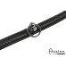Avalon - HELEN - Enkelt Collar med O-ring Svart