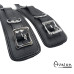 Avalon - ALCHEMY - Polstrede Fotcuffs - Sort 